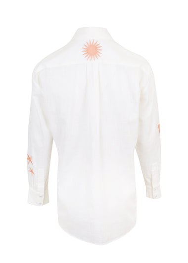 Embroidered Long Sleeve Shirt Alcio