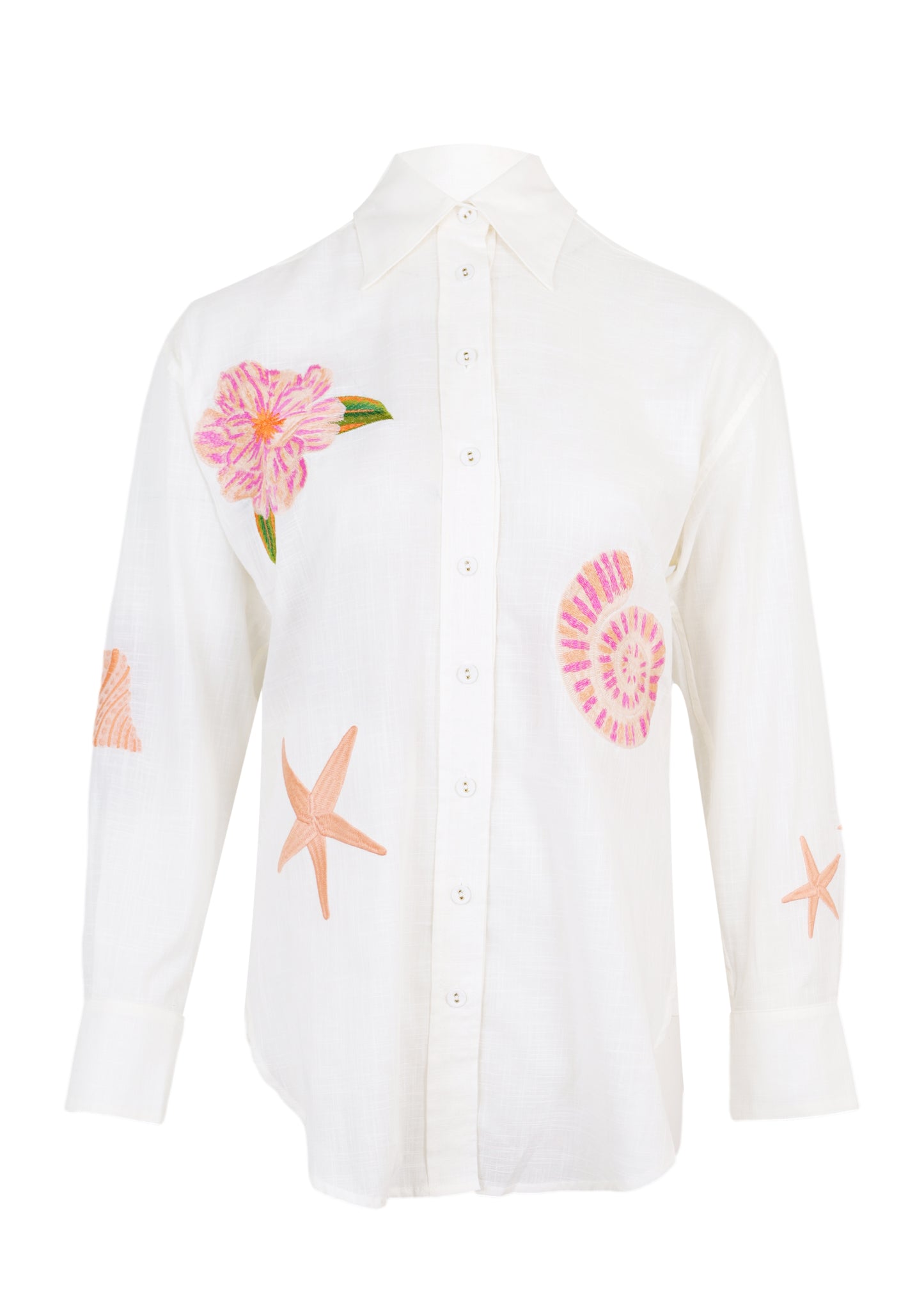 Load image into Gallery viewer, Embroidered Long Sleeve Shirt Alcio
