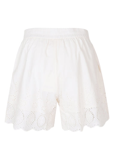 Lace Cut Out Belted Short CRU