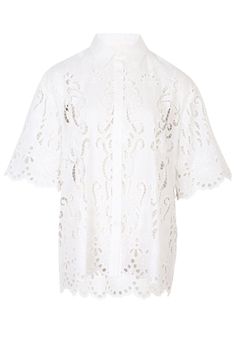 Load image into Gallery viewer, Lace Oversized Shirt Merletti
