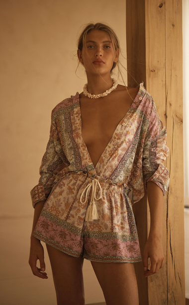 Tasselled Drawstring Short Sontuosa - Shorts