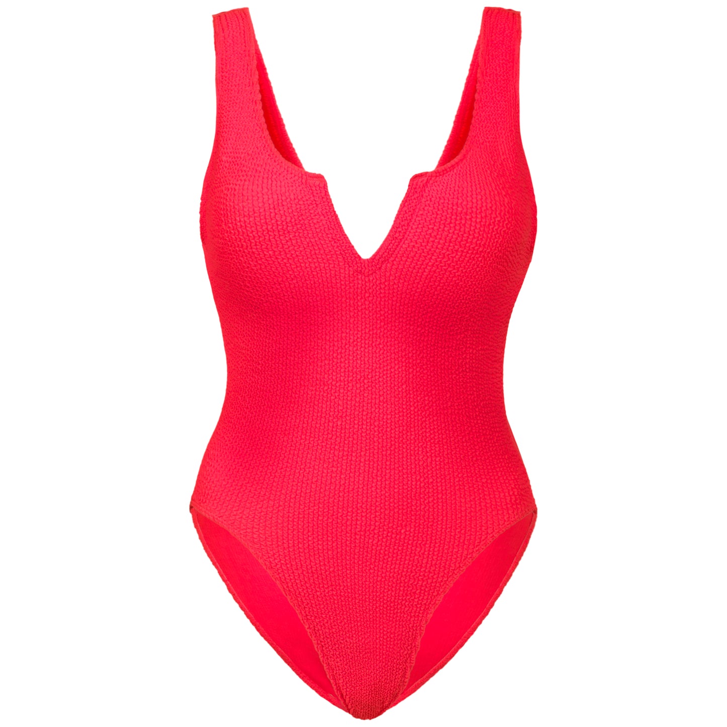 Designer Swimming Costume in Neon Pink - Ava Strawberry