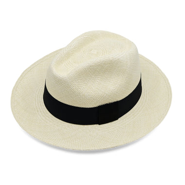 Azuay Clasico Natural Mens Hat With Black Band - Hats