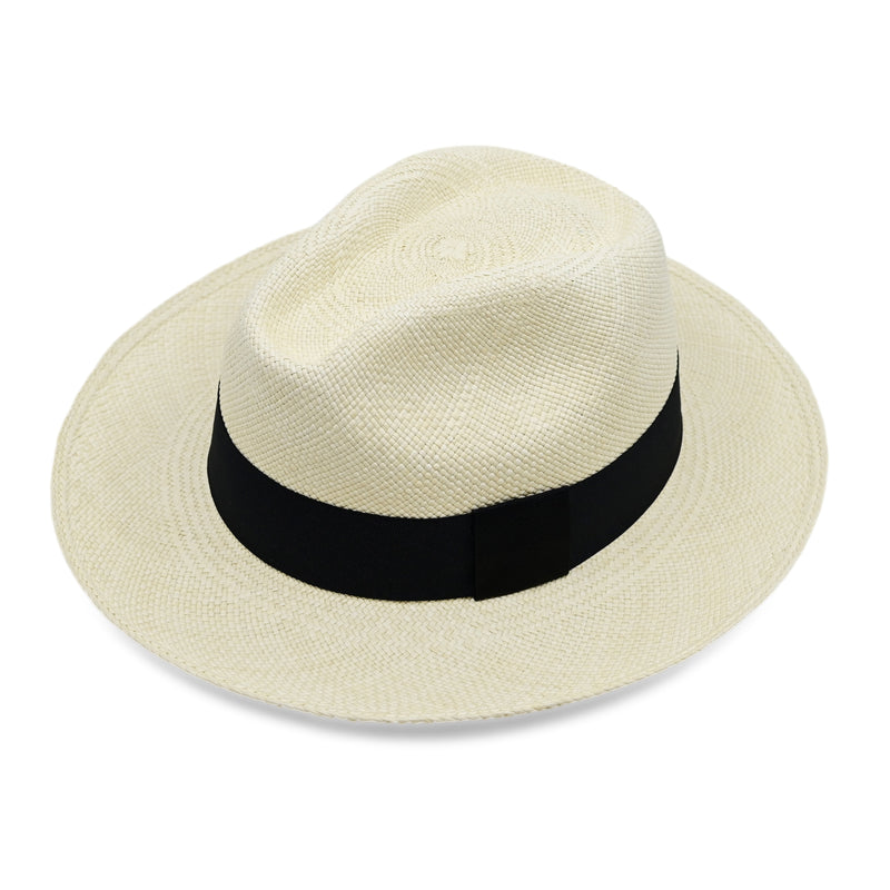Azuay Clasico Natural Mens Hat With Black Band
