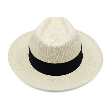 Azuay Clasico Natural Mens Hat With Black Band - Hats