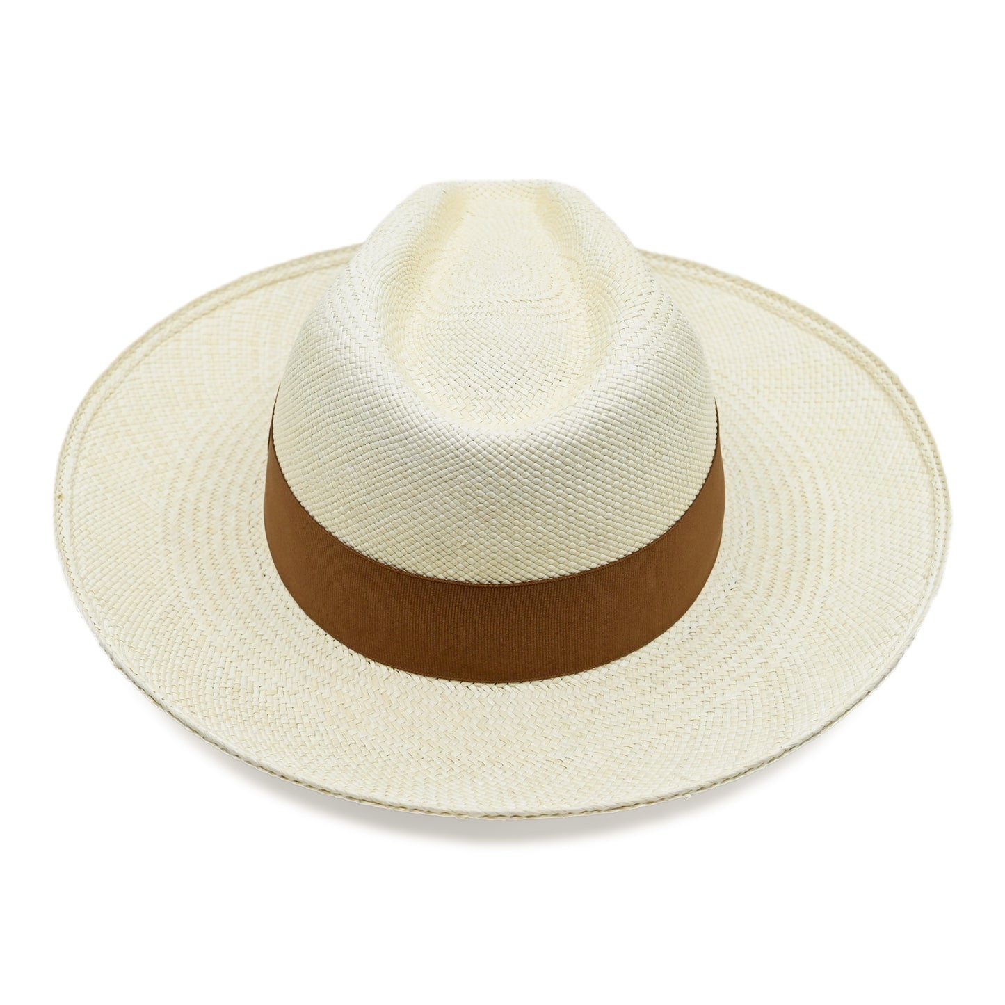 Azuay Clasico Natural Mens Hat With Coffee Band - Hats