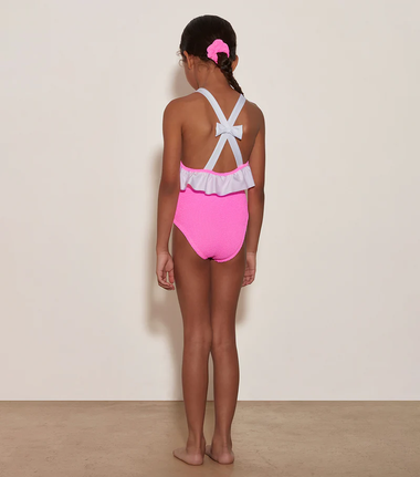 Baby Lara Swim Bubblegum - ONE SIZE - One Piece