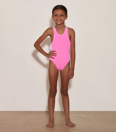 Baby Lara Swim Bubblegum - ONE SIZE - One Piece