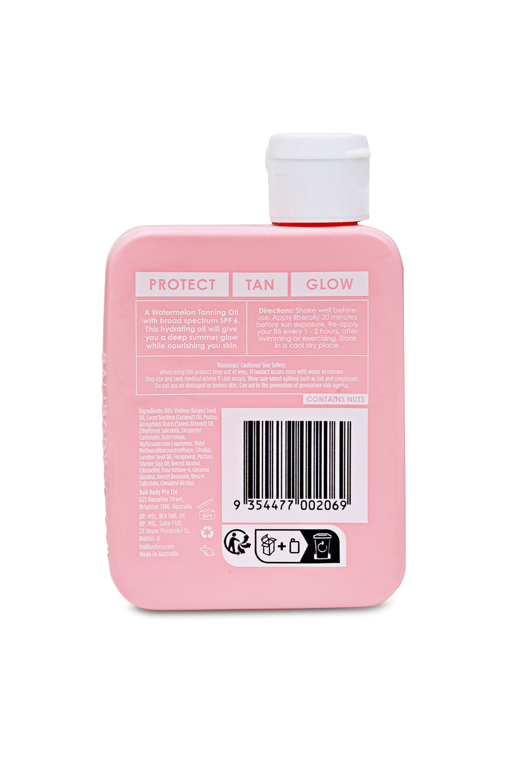 Load image into Gallery viewer, Bali Body Watermelon Tanning Oil SPF6
