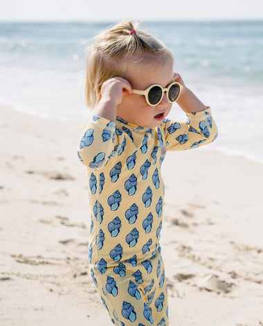 Baby Swimsuit Long Sleeve Sunny Shells