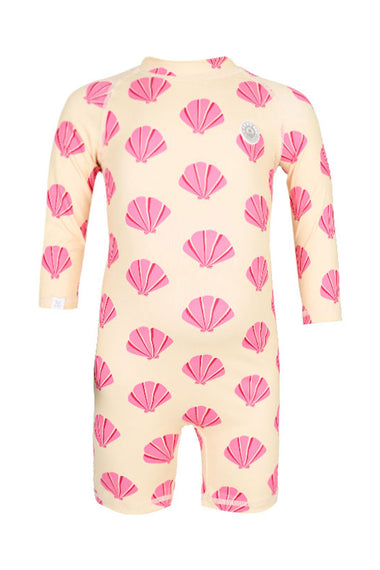 Baby Swimsuit Long Sleeve Beach Shells