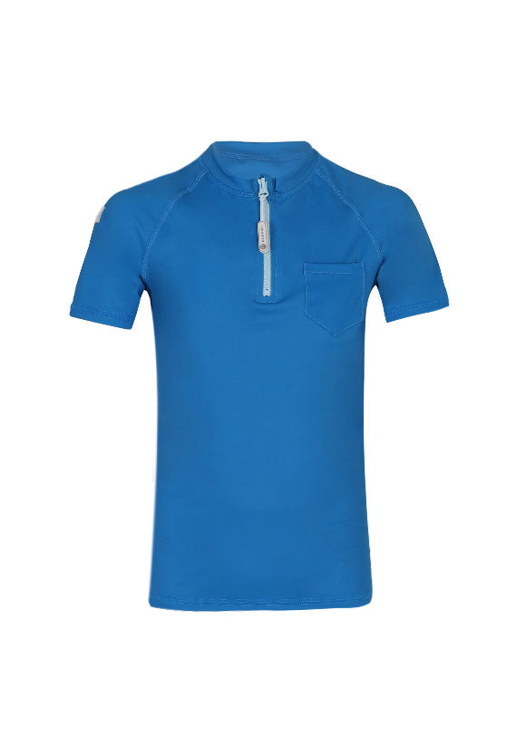 Load image into Gallery viewer, Boy UV Tee Short Sleeve Mediterranean Blue
