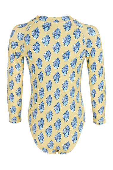 Girl Swimsuit Long Sleeve Sunny Shells