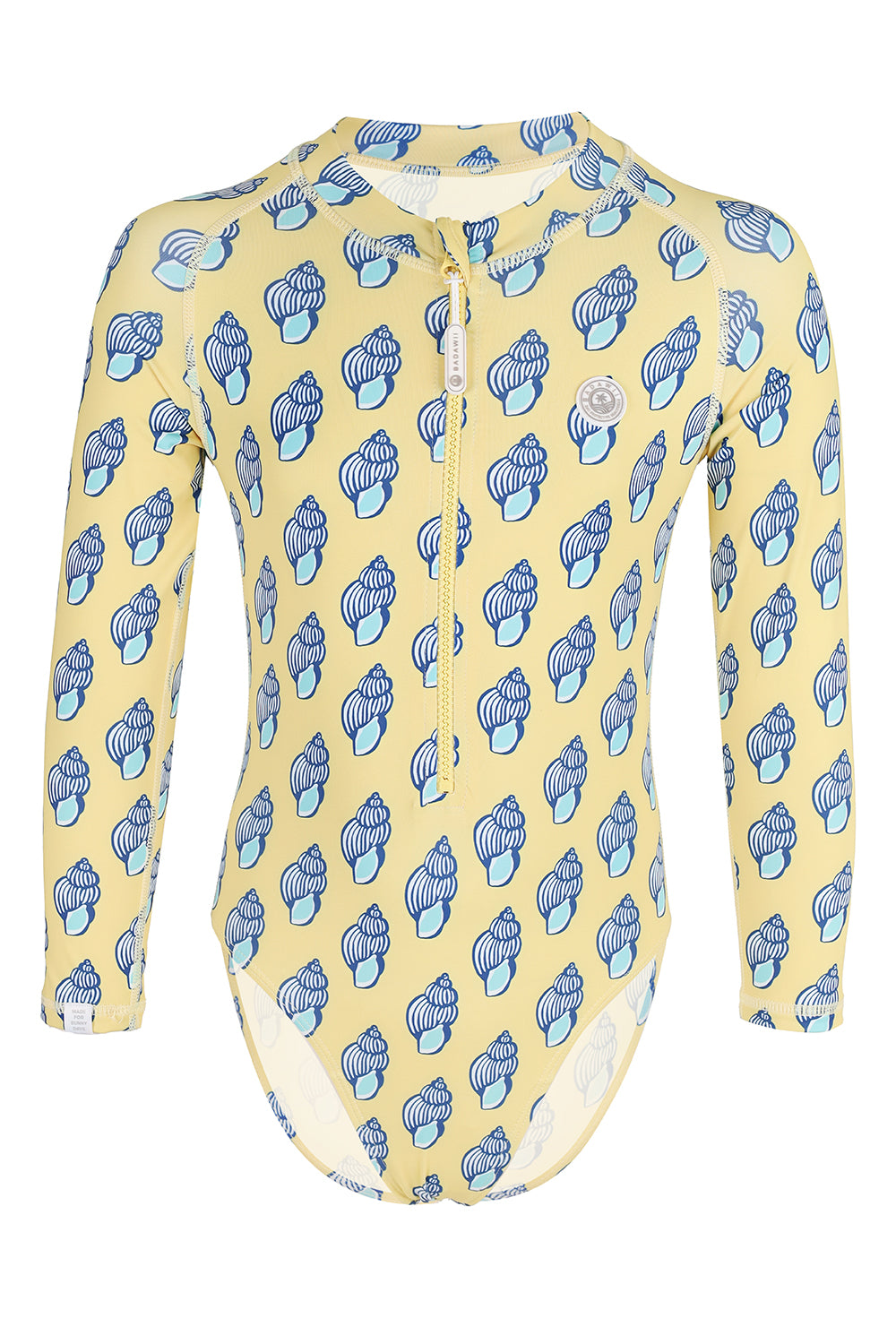 Load image into Gallery viewer, Girl Swimsuit Long Sleeve Sunny Shells
