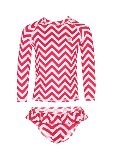 Girl Swimsuit Set Zigzag Riviera