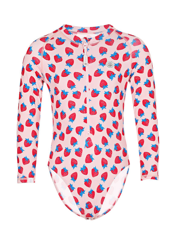 Load image into Gallery viewer, Girls Swimsuit Long Sleeve Dolce Fragola
