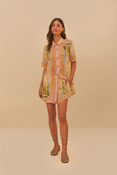 Banana Royalty Kaleidoscope Shirt