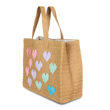 Be Mine Tote Sand/Pastel Rainbow - Bag