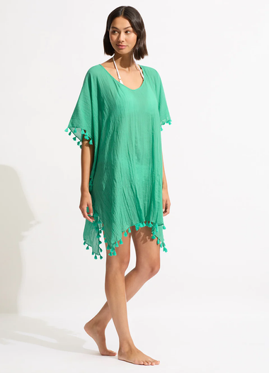 Beached It Amnesia Kaftan Jade - ONE SIZE - Kaftan