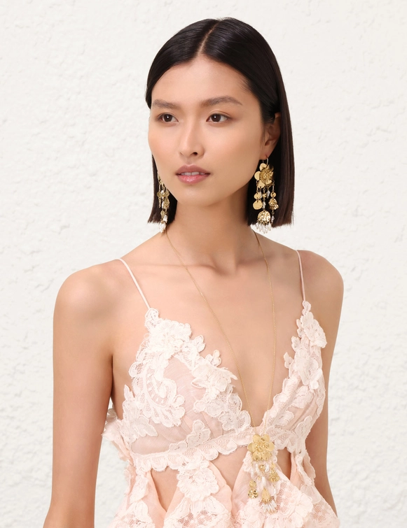 Load image into Gallery viewer, Bellis Chandeliers Earrings - Earrings
