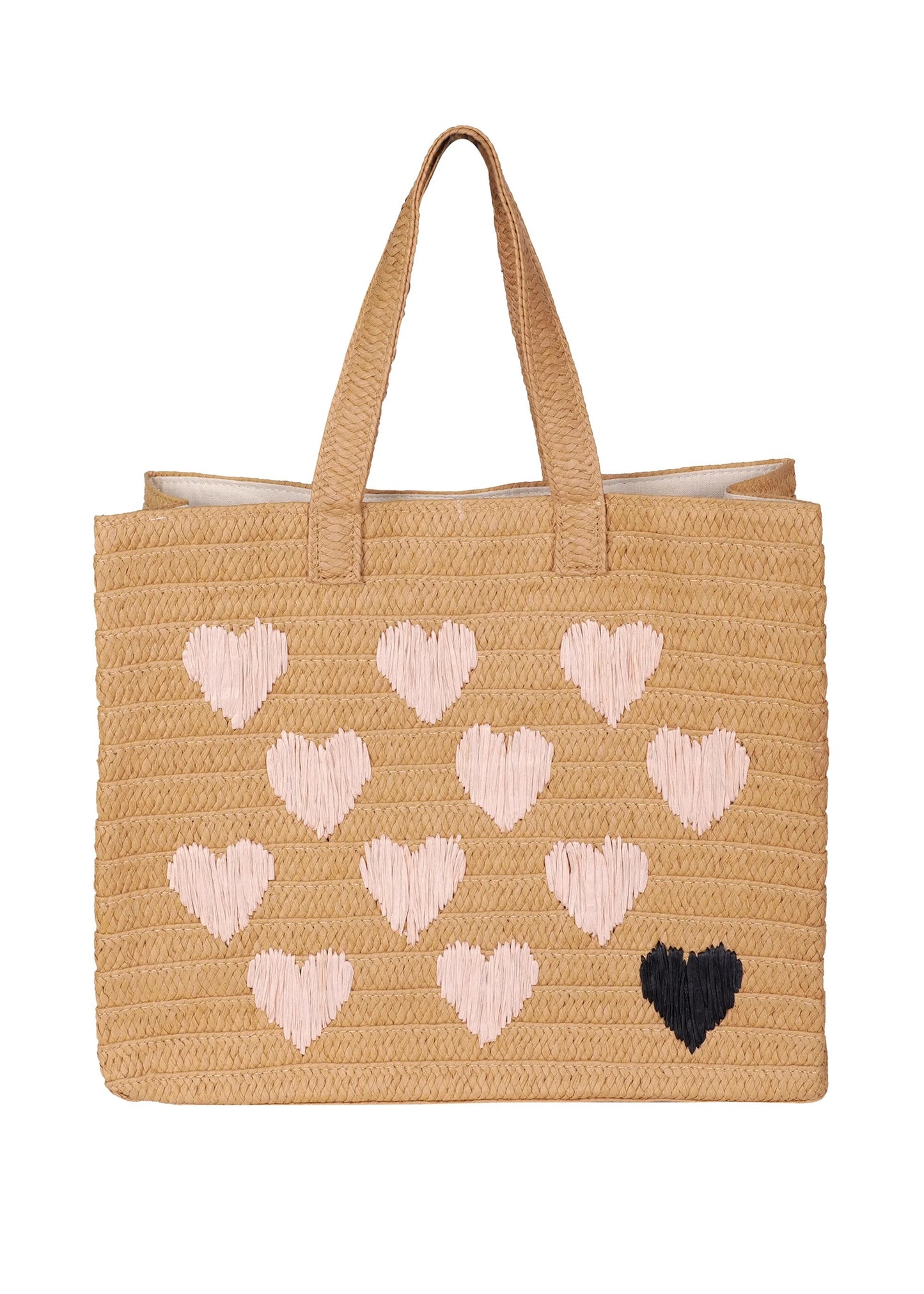 Load image into Gallery viewer, Be Mine Tote Beach Bag Sand/Dusty

