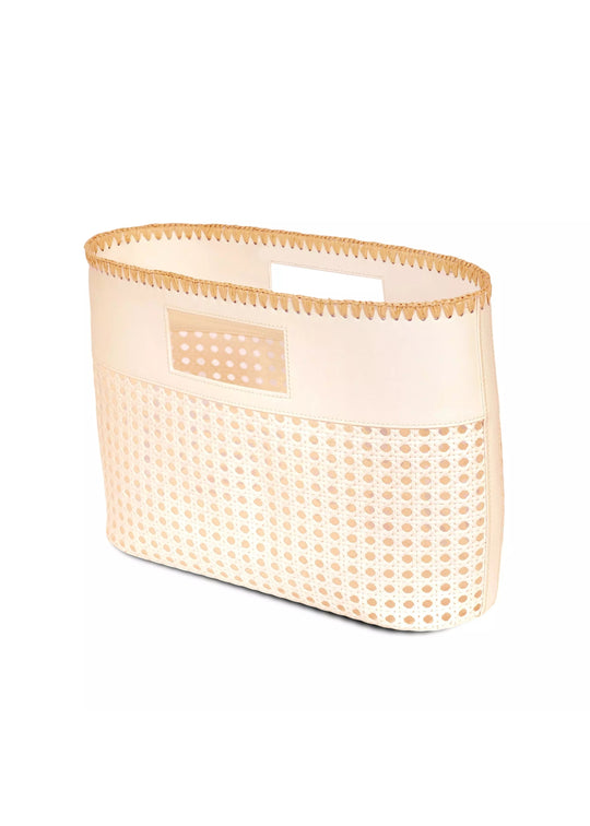 Load image into Gallery viewer, Ellie Small Tote Bag Ivory/Natural
