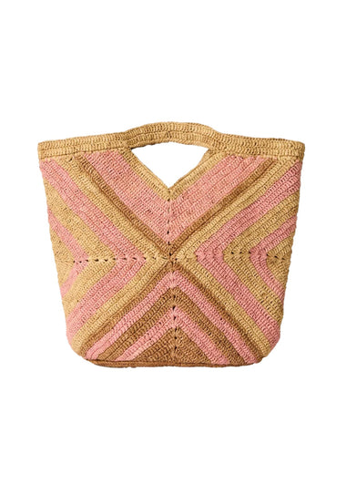 Evie Top Handle Tote Petal