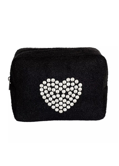 Heart Crystal Cosmetic Black