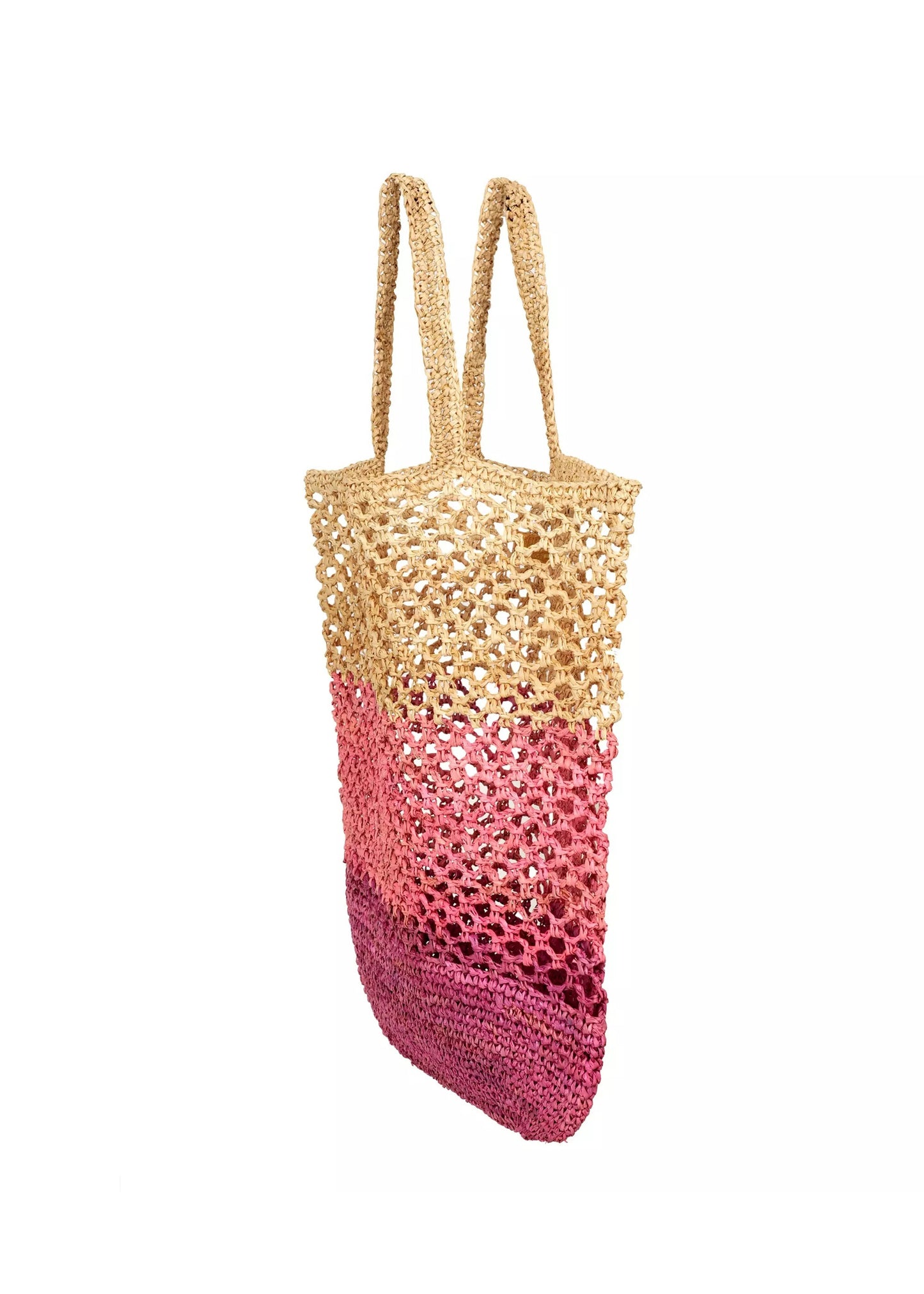 Load image into Gallery viewer, Jayden Stripe Raffia Tote Bag Punch
