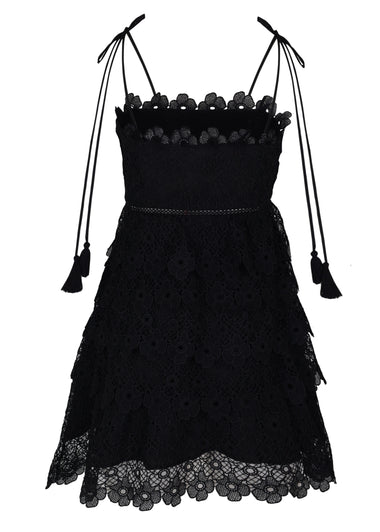 Jordan Lace Dress Black