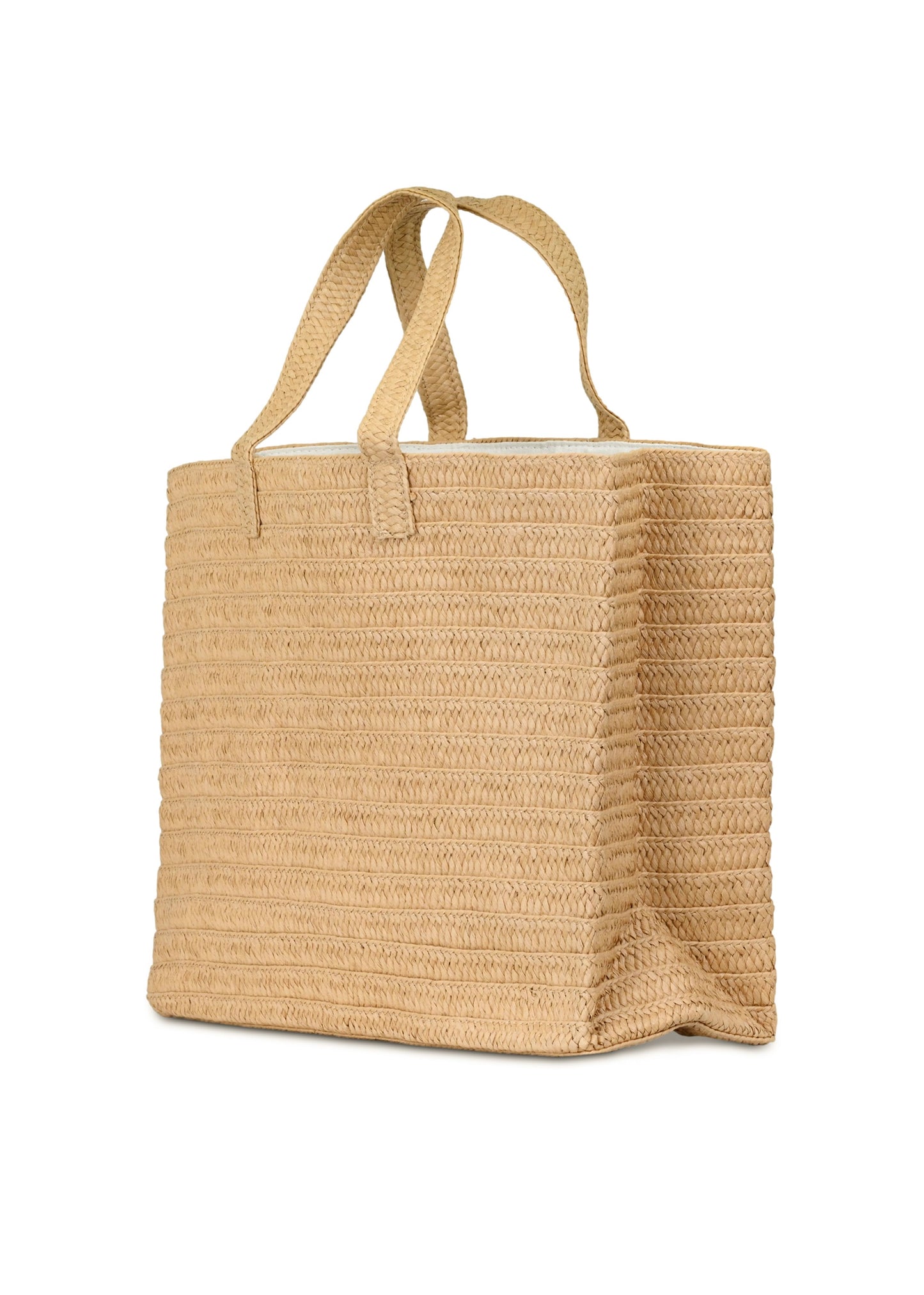 Load image into Gallery viewer, Karma Is A Beach Tote Bag Sand/Fuchsia
