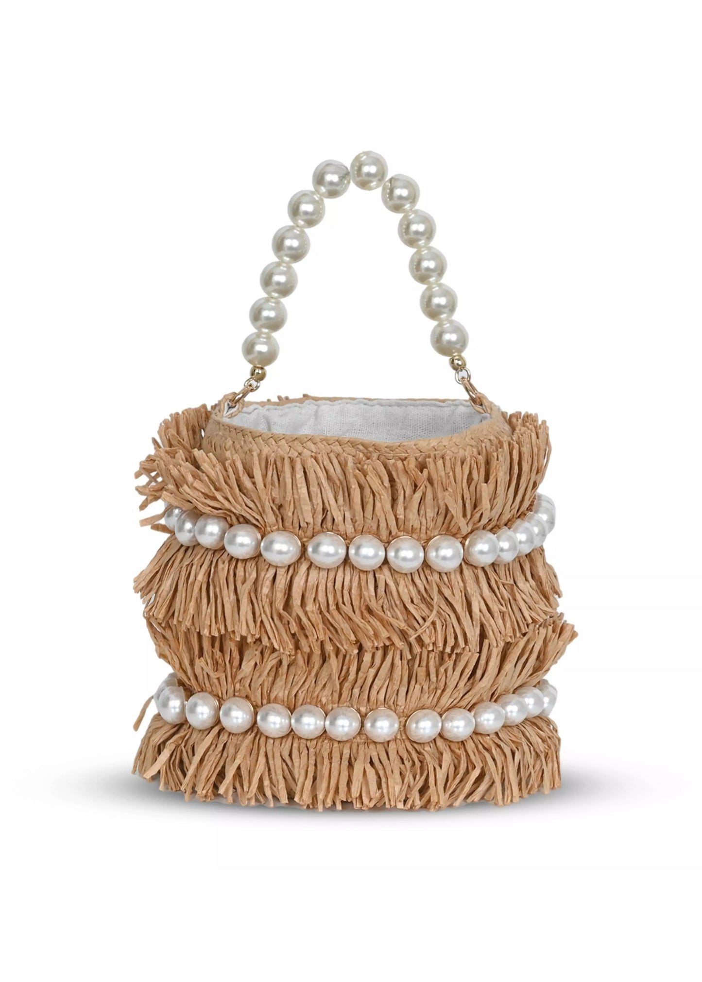 Load image into Gallery viewer, Kate Round Pearl Bucket
