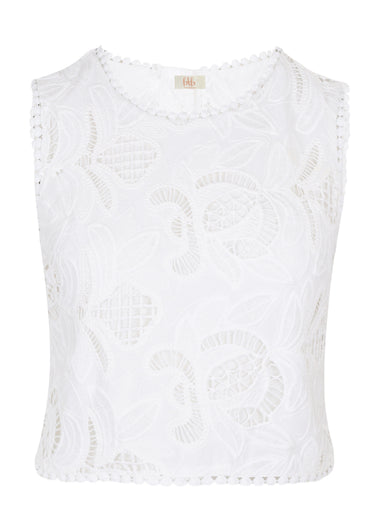 Lagos Tank Top White