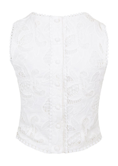 Lagos Tank Top White
