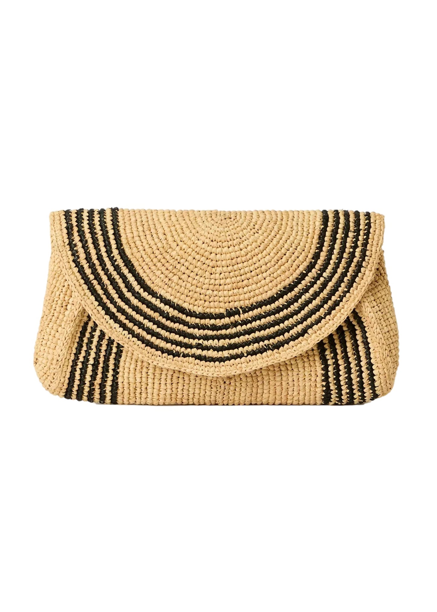 Load image into Gallery viewer, Lily Clutch Natural/Black
