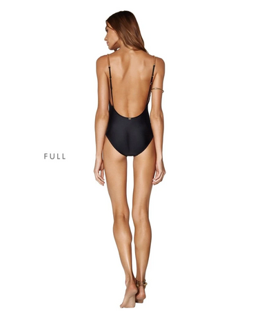 Solid Elis Rosie One Piece Full Black - One Piece