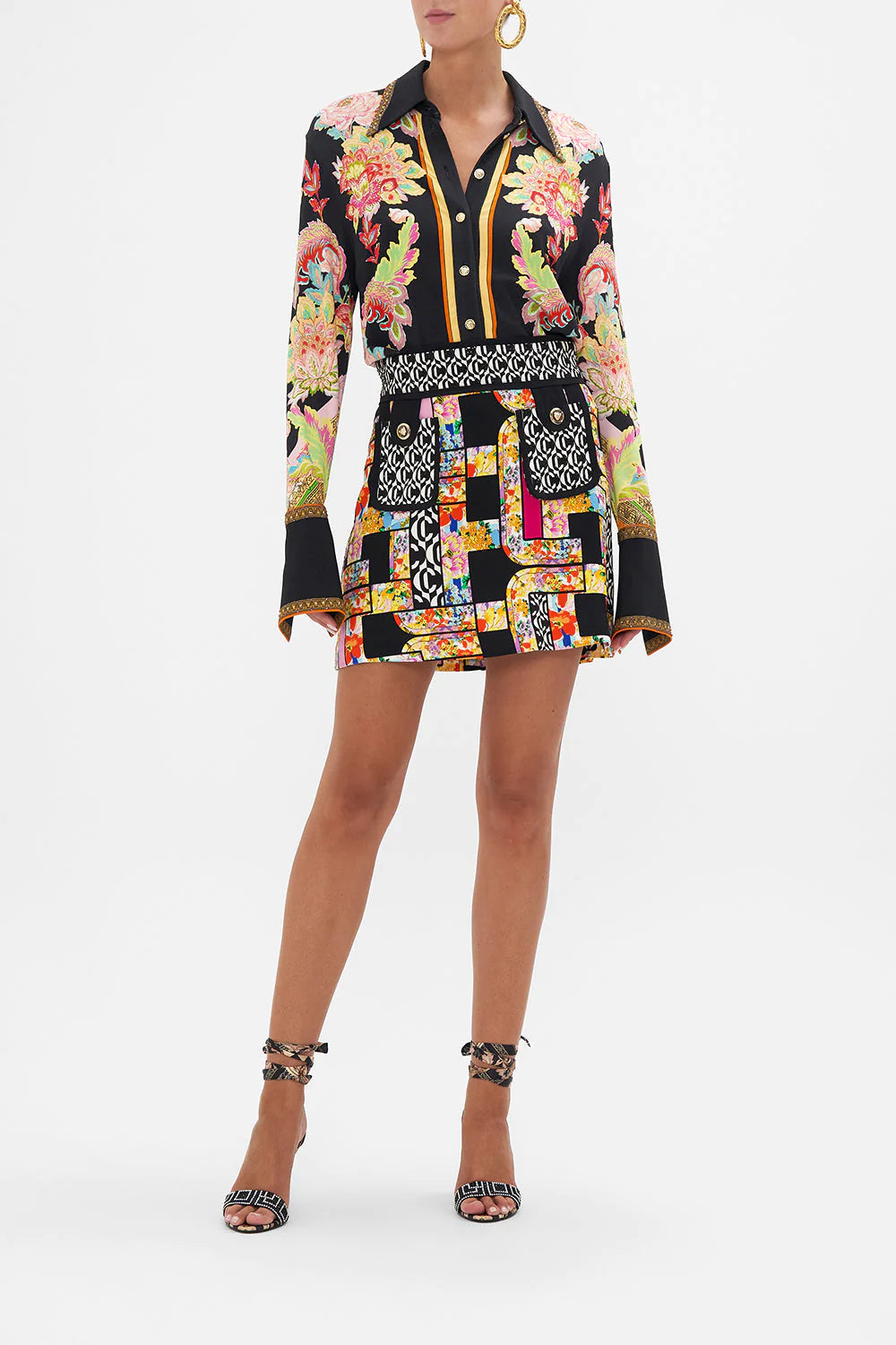 Load image into Gallery viewer, Mod Pocket Mini Skirt Signora Milano - Skirt

