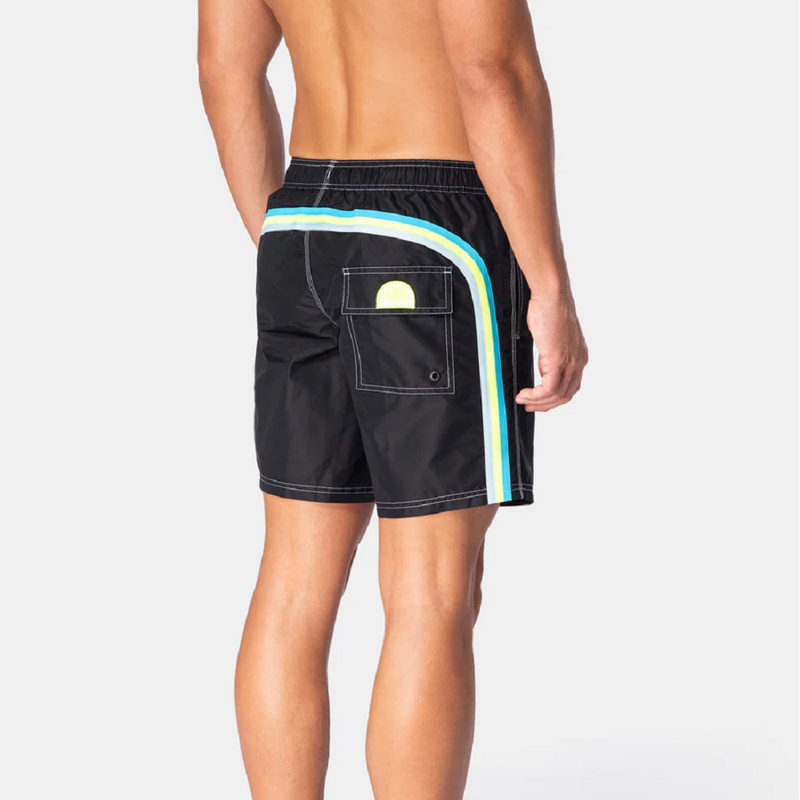 Mens Designer Swim Shorts in Black