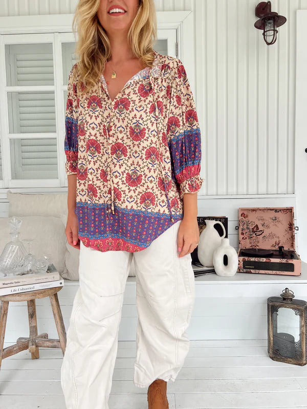 Bohemia Print Mason Blouse