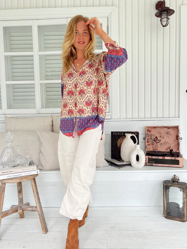 Bohemia Print Mason Blouse