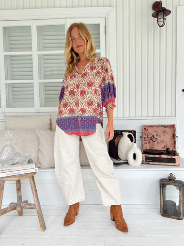 Bohemia Print Mason Blouse
