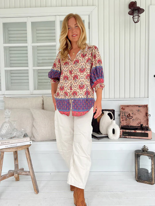Bohemia Print Mason Blouse
