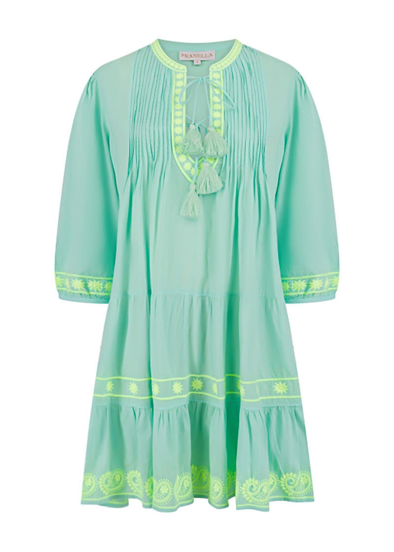 Bonbon Mini Dress Mint Lime