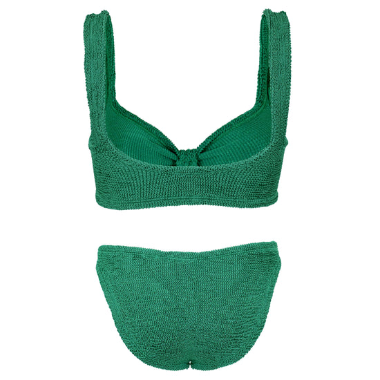 Bonnie Bikini Metallic Forest Green