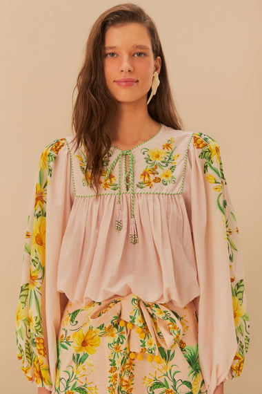 Botanical Beauty Pink Long Sleeve