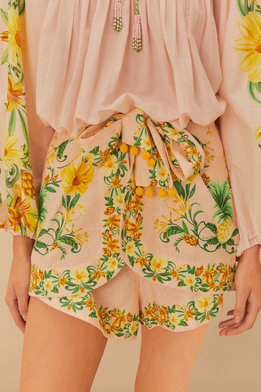 Load image into Gallery viewer, Botanical Beauty Pink Shorts
