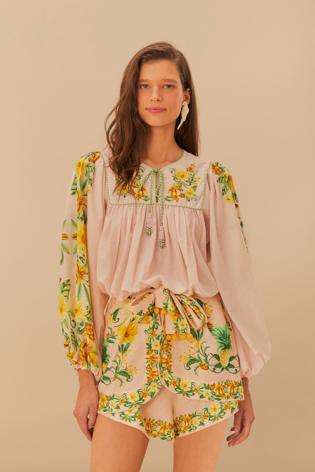 Load image into Gallery viewer, Botanical Beauty Pink Shorts
