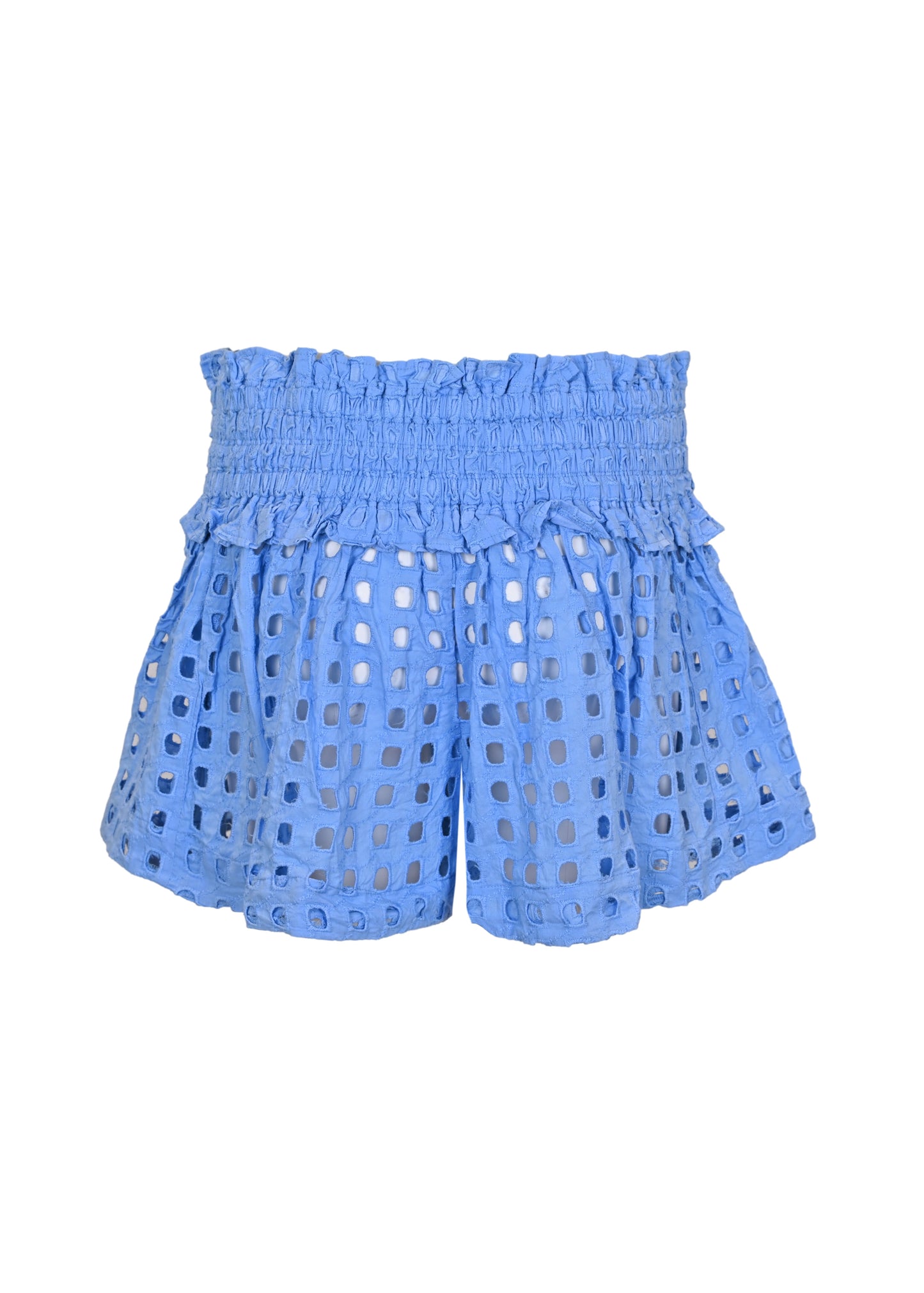 Load image into Gallery viewer, Box Eyelet Blue Mini Skort - Skort
