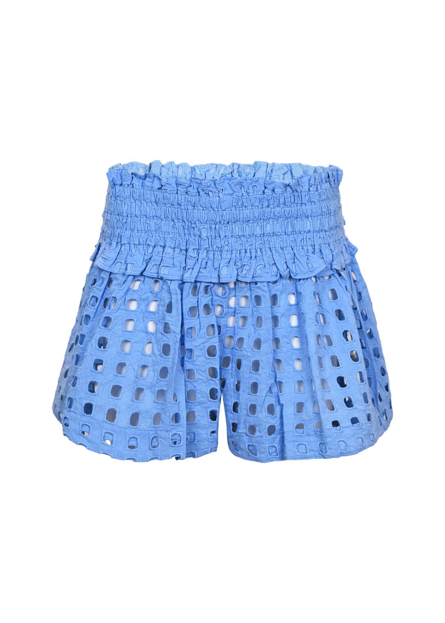 Load image into Gallery viewer, Box Eyelet Blue Mini Skort - Skort
