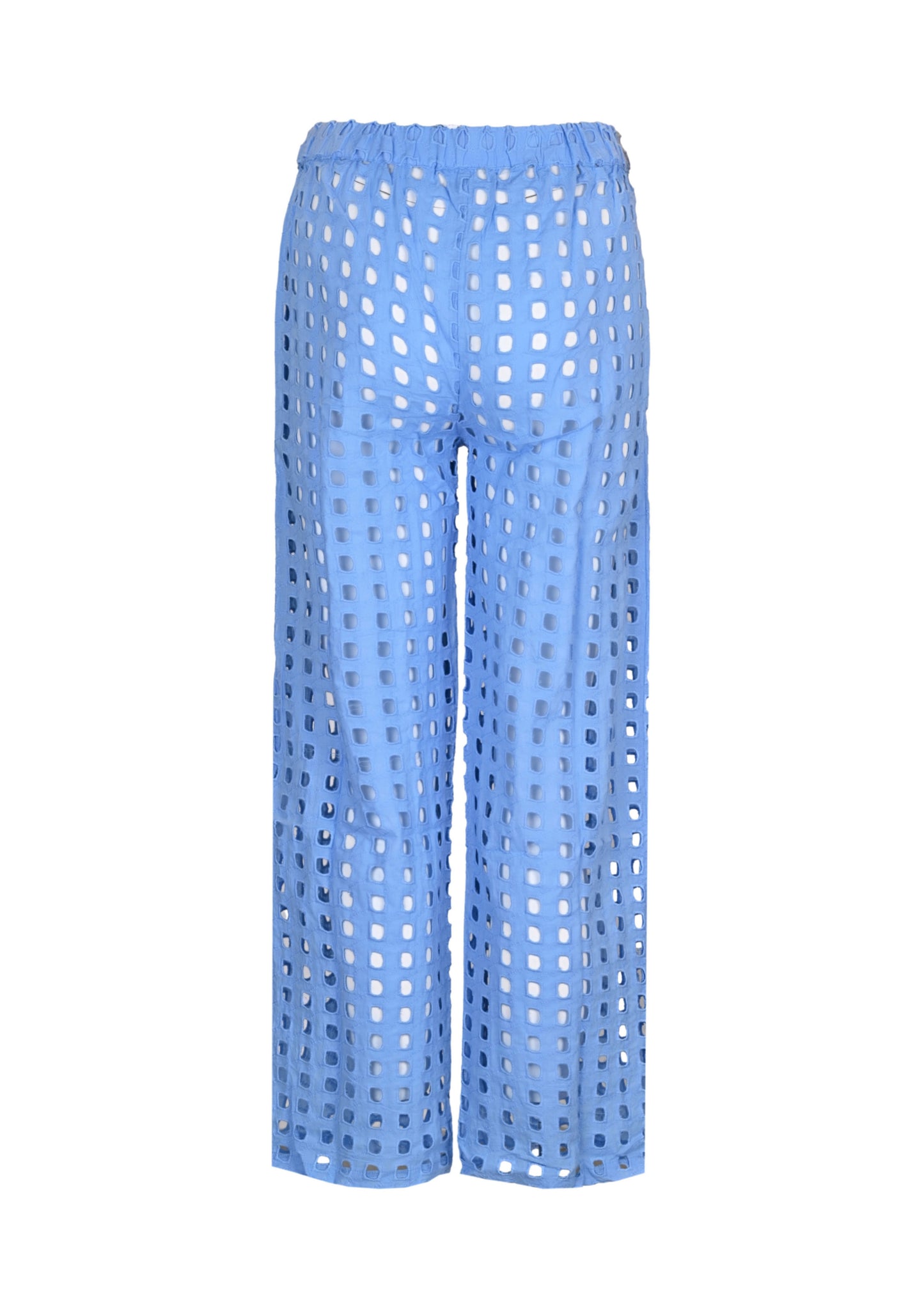 Load image into Gallery viewer, Blue Box Eyelet Pants - Trousers
